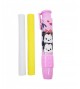 Caneta Borracha Refil Rosa Tsum Tsum: Disney com mais 1 refil extra +caneta